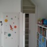 3-türiger DG-Einbauschrank; Bekleidungen der Zimmertür angepasst DG-Schrank-1