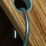 Garderobe Weißlack / Zebrano