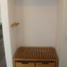 Garderobe mit Eichenboxen