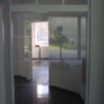 Glasschiebetür mit Oberlicht, Buche Weißlack Tür-3a