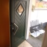 Haustür in Meranti, zweifarbig (mit Lichtausschnitt) Tür-9b