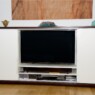 Highboard in Weißlack und Amerikanisch Kirschbaum NEW_04